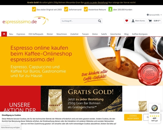 Espressissimo.de Logo
