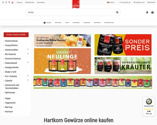 Hartkorn-gewuerze.de Logo