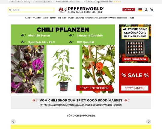 Pepperworldhotshop.com Logo