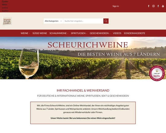 Scheurichweine.de Logo