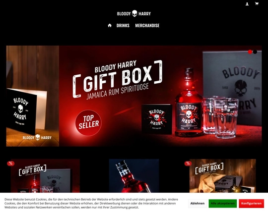 Shop.bloody-harry.com Logo