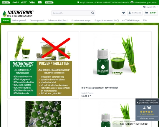 Weizengrassaft.bio Logo
